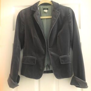 J Crew Velvet blazer jacket
